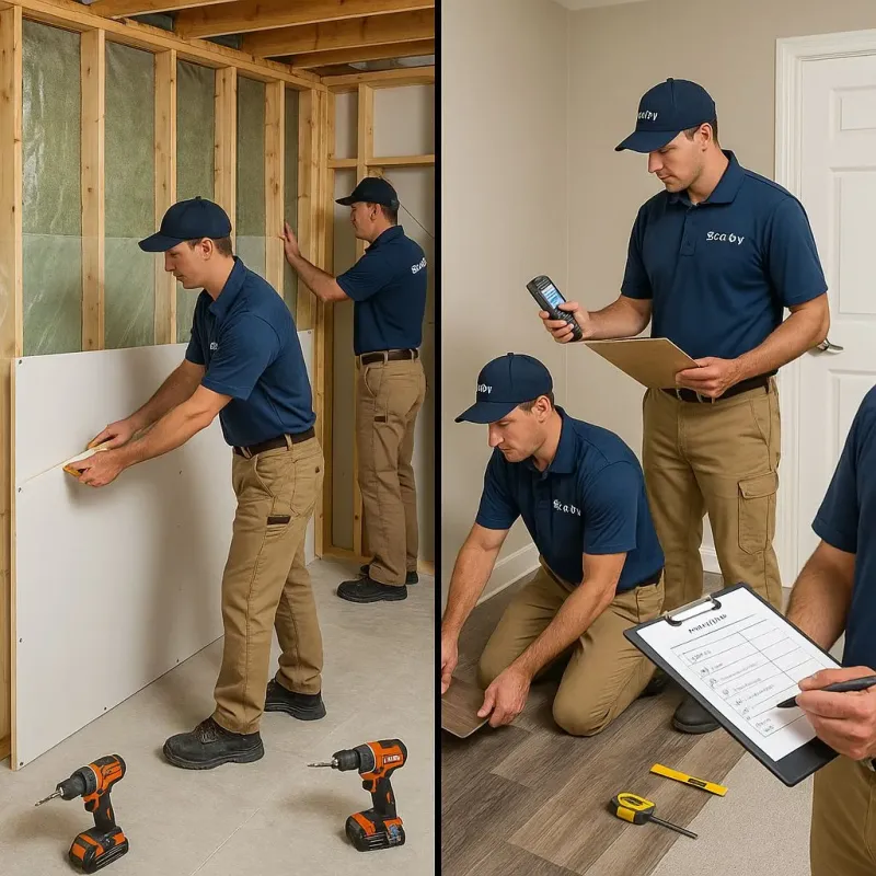 Repairs and Reconstruction process in West Concord, MA