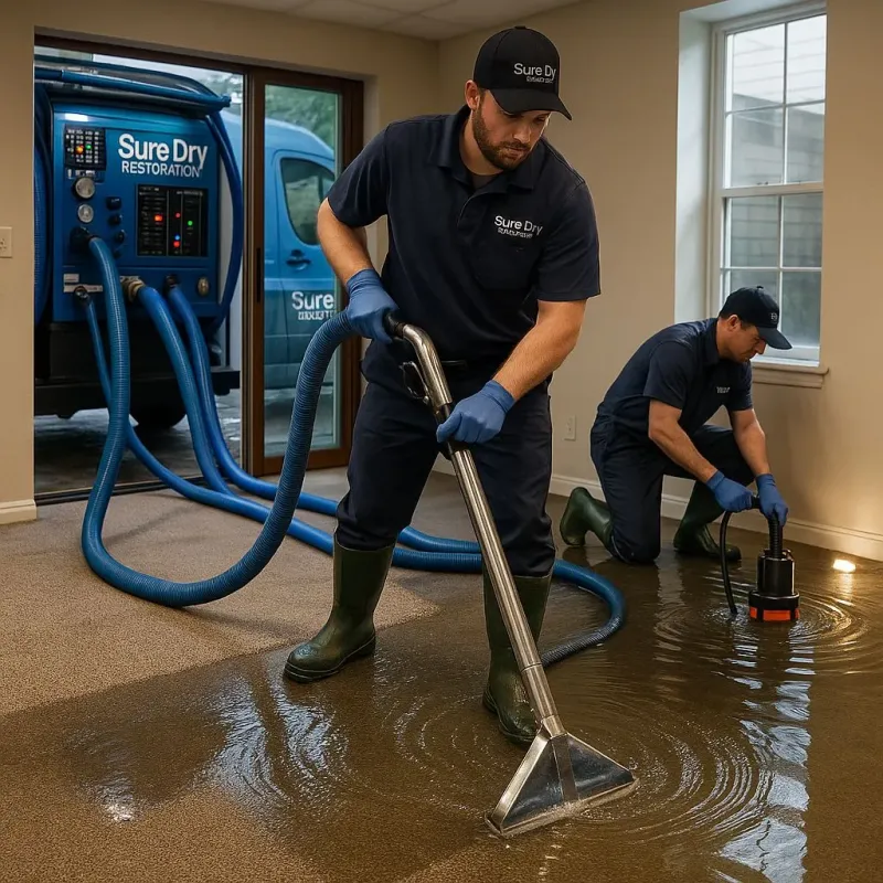 Water Extraction and Removal process in West Concord, MA